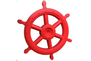 Jumbo Red Ship Wheel 