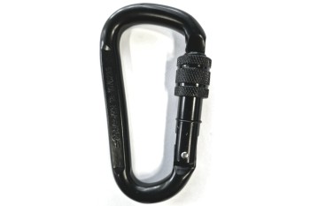 Large Spring Snap Hook Steel Carabiner with Quarter Turn Locking