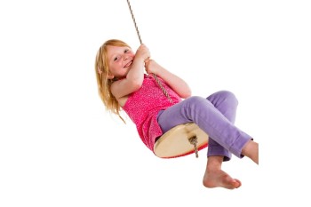 Wooden Monkey Disc Swing with Adjustable PP Rope – KBT