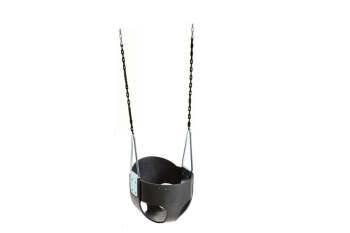 Infant Swing Full Bucket with plastic coated Chains