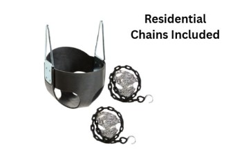 Infant Swing Full Bucket with plastic coated Chains