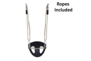 Infant Swing Half Bucket with Ropes. Includes two ropes. 