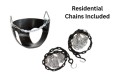 Infant Swing Half Bucket with plastic coated Chains
