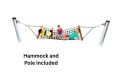 Armed Rope Hammock Swing with Steel Posts KBT – Commercial Grade