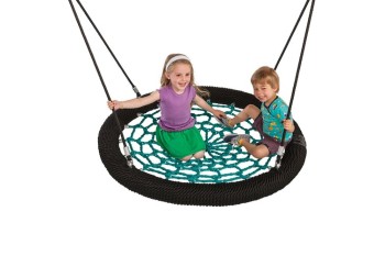 Nest Swing Round Birdie 'Commercial' 1m  Black, Green and Black