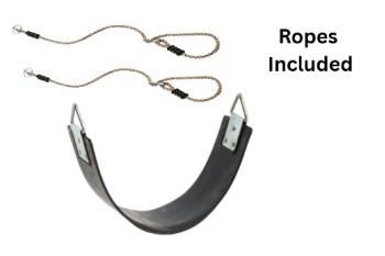 Heavy Duty 'Slash proof' Strap Swing stainless steel with Adjustable Ropes 