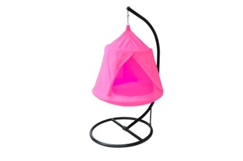 Sensory Swing Stand with Tent Swing - PINK