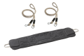 Slash Proof Wraparound - KBT Strap Seat  CURVE (Stainless Steel) With Adjustable Ropes