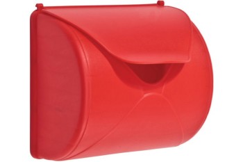 Plastic Letter Box Red
