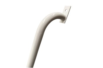 Steel 900mm Safety Handle – White (1 Piece)