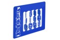 1.2m Sensory Panel ‘Matching Pairs’ BLUE with Timber Frame, Play Panel HDPE