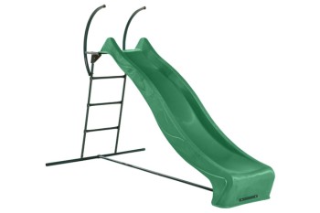 1.5m high slide “Tsuri” and ladder free standing kit with water feature - GREEN