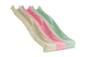 1.5m high standalone slide “Tsuri” with water feature - PASTEL GREEN - 2.9m long
