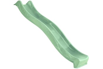 1.5m high standalone slide “Tsuri” with water feature - PASTEL GREEN - 2.9m long