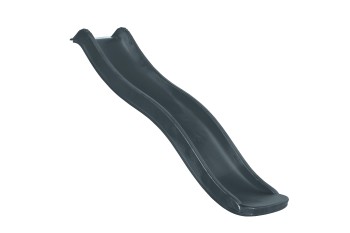 0.9m “Tweeb” high standalone slide with water feature - ANTHRACITE