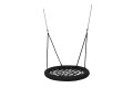 Nest Swing Round Birdie 'Commercial basket swing' 1.2m Black and Black