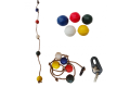 Coloured Ball Rope Swing