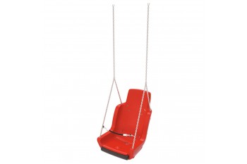 Special Needs Adaptive Disability Swing Seat with Chainset - RED