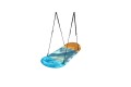 Nest Swing ‘Grandoh’ with adjustable Ropes - Turquoise / Yellow