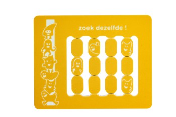 Sensory Panel ‘Matching Pairs’ Yellow , Play Panel HDPE