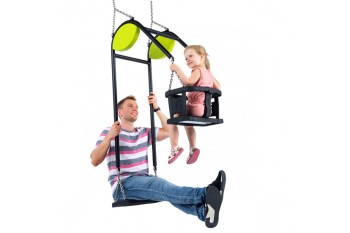 Parent and Baby swing ‘Chaxi’ - family swing - commercial grade