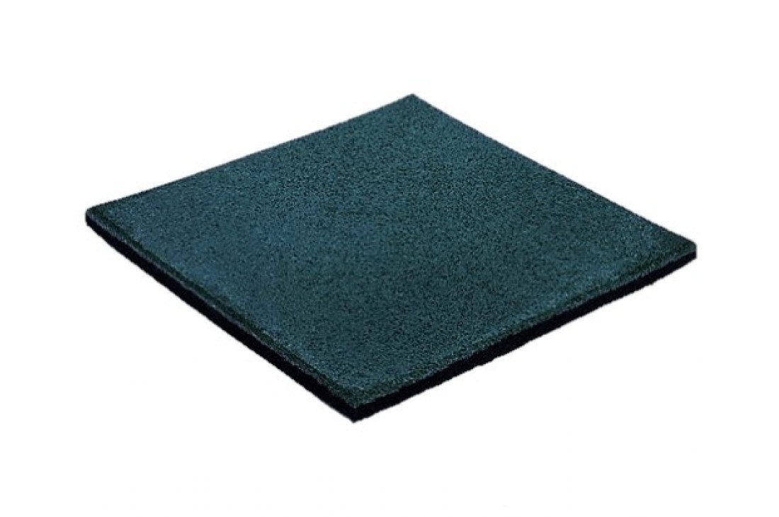 Blue 30mm Rubber Soft fall Tiles (1 Tile)