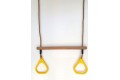 Wooden Trapeze with Plastic Rings